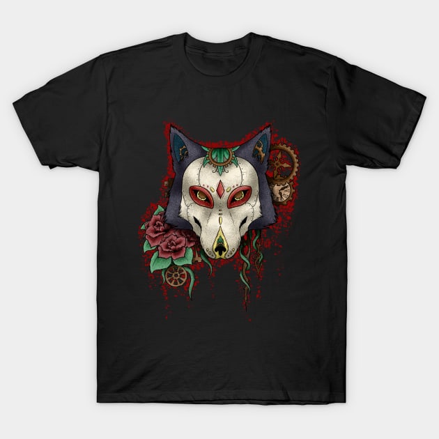 Calavera Wolf T-Shirt by Bravely